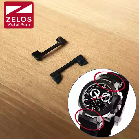 steel black watch band cover parts for tissot t-race t-sport T048 watch strap belt T048.417.27.057.0