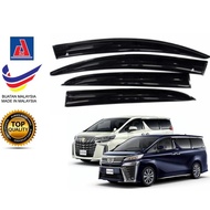 Toyota Alphard Vellfire AH30 (3rd Gen) 2016 AG Door Visor (Big 12cm Width)