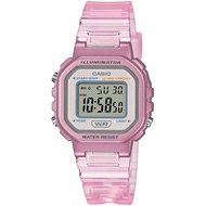 Casio General Transparent Dial And Pink Resin Strap Women Watch LA-20WHS-4ADF