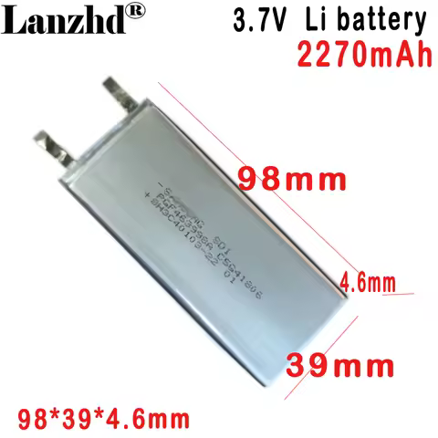 463998 3.7V Li Polymer Lithium Battery 2200MAH Suitable for mobile phone built-in power laptop 98*39