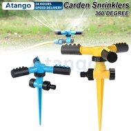 360 Degree Automatic water sprinkler Rotating Garden Lawn Agriculture Tool Inserted Adjustable