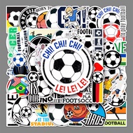 50pcs Football Sports Stationery Box Stickers Anime Stickers Waterproof Stickers Luggage Stickers Water Bottle Stickers Guitar Stickers Graffiti Stickers