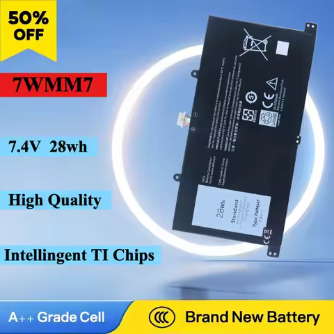 High Quality New 7WMM7 7.4V 28wh Laptop Battery For Dell l Venue 11 Pro Keyboard Tablet DL011301-PLP