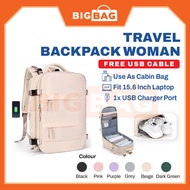Travel Bagpack Woman Backpack Travel Waterproof Weekender Backpack Woman Travel Beg Galas Belakang L