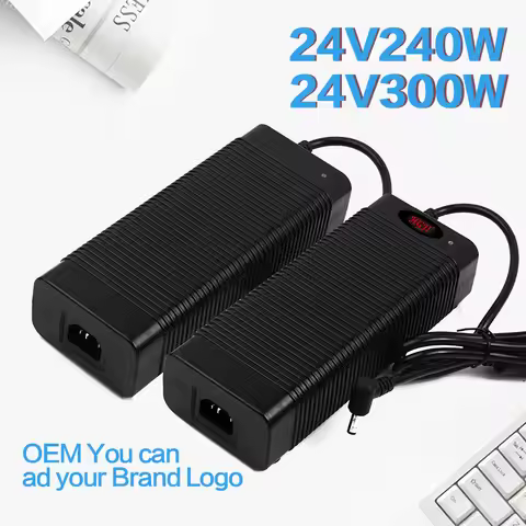 Best Quality 24v 10a 12.5a Power Adapter Supply AC 100V-240V to DC24v 250w 300w AC DC Adaptor with C