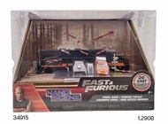 34915 Jada Toys 2024 Fast & Furious NANO SCENE Final Race Charger/Supra Locomotive Engine. Train Sce