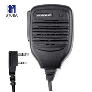 UBA-2Pin Handheld PTT Speaker Mic Microphone for Baofeng Retevis Kenwood TYT Wouxun