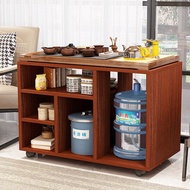 2026 Year of the Horse Tea Shelf Table Side Movable Tea Water Tea Table Frame Kung Fu Tea Table Drin