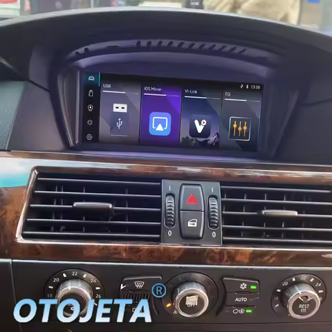 8.8" Linux CarPlay Android Auto For BMW 5 Series E60 2006-2011 Car Radio Multimedia Video Display Vi