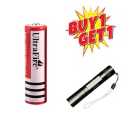 18650 LED Flashlight with 18650 3000mah Battery