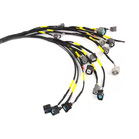 A55F-CNCH-0BD1-1, FIC30 Engine Wiring Harness For Honda Civic Integra B16 B18 D16 EK EG EM Tucked OB