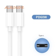 ALISONDZ Type C Cable Accessories Male to Male 1m/1.5m/2m USB C Wire Data Line Sync Wire Digital Cab
