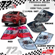 Perodua Bezza 2016 - 2023 Tail Lamp ( 2pcs/set ) - Albino White/ Red/ Smoke