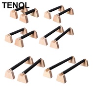 TENOL 2x Wood Push Up Bar, Push Up Stand, Push Up Handles, Parallettes Bar for Floor Workout Exercis