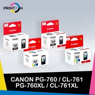 [Original] Canon PG-760 PG 760 / CL-761 CL 761 / PG-760XL PG 760XL / CL-761XL CL 761XL Ink Cartridge