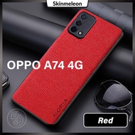 OPPO A74 4G Casing PU Leather Soft TPU Shockproof Case Slim Full Camera Protective Cover Phone Cases