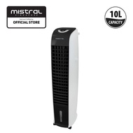 Mistral 10L Portable Air Cooler with Remote Control MAC1000R / Humidify/ Timer/ Oscillation/ Speed Selection/ Wheels Included/ Honeycomb Cooling Pad/ 2 Years Warranty