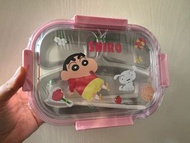 蠟筆小新不鏽鋼分隔餐盒