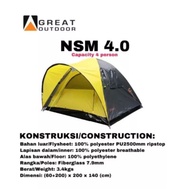 Tenda Bekas Great Outdoor Nsm 4 / Tenda Second Great Outdoor Nsm 4 /