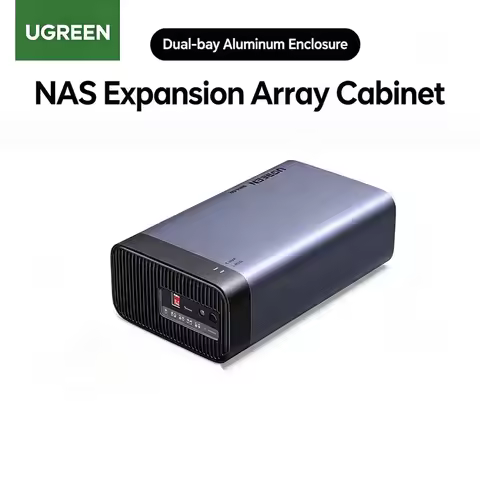 UGREEN Multi Bay Hard Drive Enclosure with RAID, 2.5/3.5 Inch SATA HDD SSD External Disk Array Stora