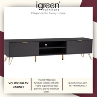 MADE IN MALAYSIA IGREEN HOME FURNITURE VOLOS 1.8M TV CABINET PREMIUM QUALITY MURAH 家具