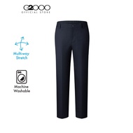 G2000 กางเกงขายาวแบบทางการสำหรับผู้ชาย ทรง Smart Fit รุ่น 3615361277 NAVY