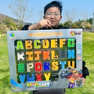 ABC Alphabet Robot Transformation Toy – Set of 26 Educational Letters for Children