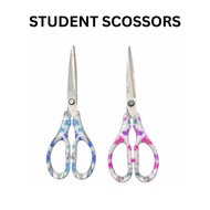 STAINLES STEEL SCISSORS DIY SHARP HANDMADE SCISSOR PAPER-CUT STATIONERY FLORAL HANDLE DESIGN