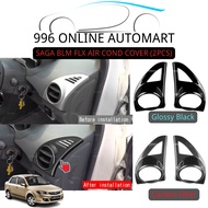 SAGA BLM FLX / AIR OUTLET , AIRCOND TRIM COVER CARBON FIBER & INTERIOR CARBON FIBER & GLOSSY BLACK