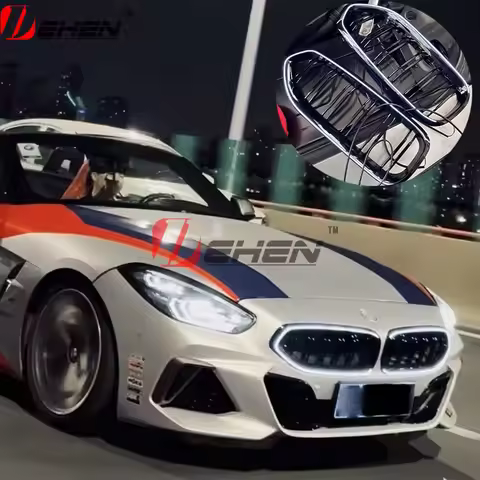 For BMW Z4 G29 20i 30i M40i (2019 - 2025) LED black double-line style / all-black meteor band front 