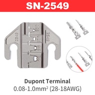 SN Crimping Tool Pliers Crimp Jaw Set4mm slot jawsSN-48B/58B/68B/2546B/2549/02C/03H/06WF/-6used for 