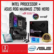 ASUS ROG MAXIMUS Z790 HERO WIFI 6E LGA1700 Motherboard + Intel 12TH / 13TH GEN CORE I3 / I5 / I7 / I