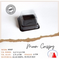 [Fill 50] mika moon crispy 5.5 x 5.5cm/moon cake tray/Thick Plastic Mica/Mica moon cake/cake box/cake box/Dining