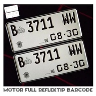 Custom Motor Request Barcode Old Font New Font Plate