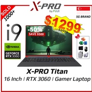 Brand New XPro Titan 16 Inch Gaming Laptop | Intel i9 (10th Gen) | RTX 3060  | 512GB SSD | Fast Ship