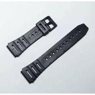 Set Casio CA53 Resin Rubber Black Strap for Replacement