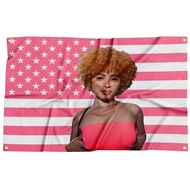 Ice Rapper Spice Flag 3x5ft Funny Banner Tapestry For Decoration Bedroom Room Dorm Wall With Four Br