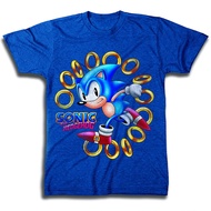 SEGA Sonic The Hedgehog Men's Shirt - The Fastest Thing Alive - The Blur Blur - Official T-Shirt