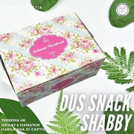 Snack box 12x16cm shabby motif