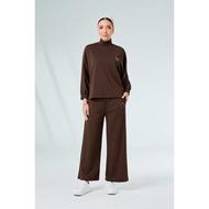 SHE DAZZLE Ae-Ra Set (Straight Cut) In Dark Chocolate