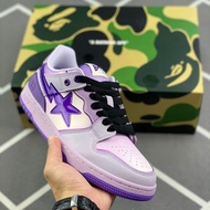AU 2026 New HOT 【Original】 BAPE STA SK8 COURT Vibe เทรนด์แฟชั่นดาวตกที่ตัดกันสำหรับผู้ชายและผู้หญิงร