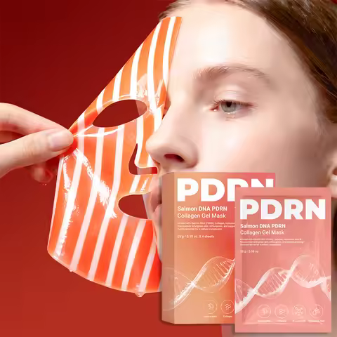 PDRN Salmon DNA Collagen Gel Mask Niacinamide Hyaluronic Acid Hydrating Moisturizing Radiant Face Ma