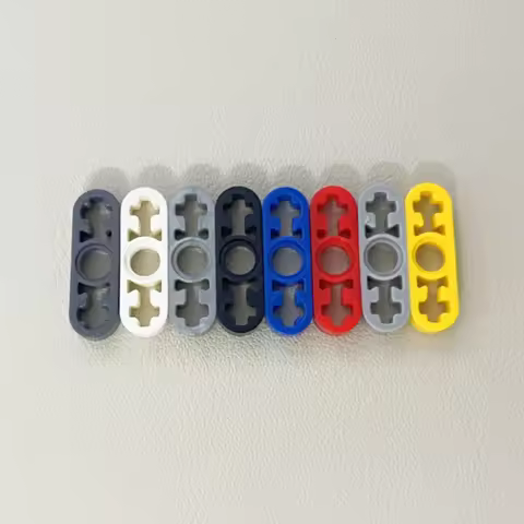 50PCS 6632 Liftarm Thin 1 x 3 Axle Holes Bricks Toys For Technical MOC Buildings Blocks High-Tech DI