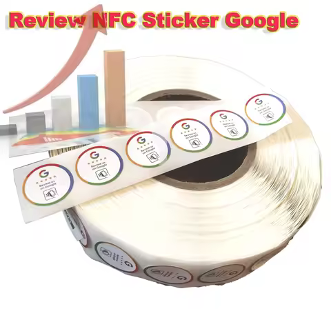 10/50/100Pcs Boost Review NFC Sticker Google Google Review NFC Sticker Increase Your Reviews Google 