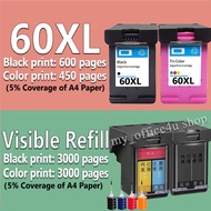 Compatible HP 60 ink  HP60XL refillable  ink Cartridge for HP F4272 F4275 F4280 F4283 F4288 F4292 F4