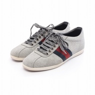 【二手】Gucci GUCCI 419544 銀色尼龍女式運動鞋