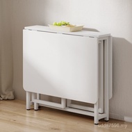 Small Apartment Small Household Foldable Dining Dining Ultra-Thin Dining Table Movable Simple Table 