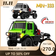 MN MODEL MN333 RC Car 1/18 RC Rock Crawler Alloy Car Shell Four-wheel Drive with Spare Tire All Terr