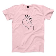 MONSTER HAND - 粉紅 - 中性版T恤
