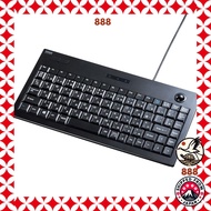 Sanwa Supply Trackball Keyboard SKB-TR03BK. 

Summary: Sanwa Supply's trackball keyboard model SKB-T
